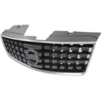 New Chrome Shell Grille Assembly Compatible With Nissan Sentra Base 4 Cyl 2.0L Sentra S 4 Cyl 2.0L thumbnail 3