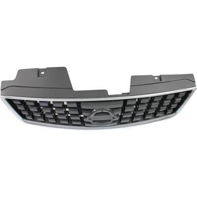 New Chrome Shell Grille Assembly Compatible With Nissan Sentra Sl 4 Cyl 2.0L Sentra S 4 Cyl 2.0L thumbnail 7