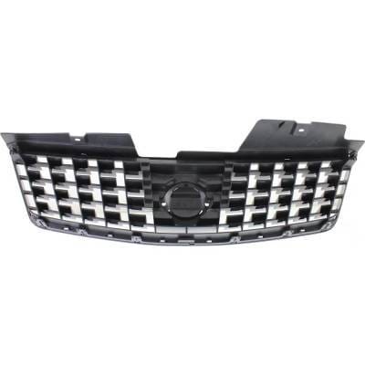 New Chrome Shell Grille Assembly Compatible With Nissan Sentra Sl 4 Cyl 2.0L Sentra S 4 Cyl 2.0L thumbnail 9