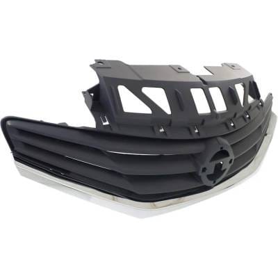 New Gray Grille Assembly Compatible With Nissan Versa Note Sv 4 Cyl 1.6L Versa Note S 4 Cyl 1.6L thumbnail 5