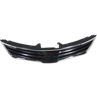 New Chrome Insert Grille Assembly Compatible With Nissan Versa 1.8 S 4 Cyl 1.8L Versa 1.8 Sl 4 Cyl thumbnail 7