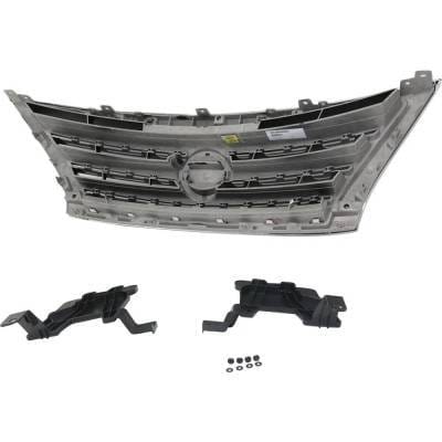 Chrome Shell Grille Assembly Compatible With Nissan Sentra Sr 4 Cyl 1.8L 2013-2015 By Ni1200253 thumbnail 9