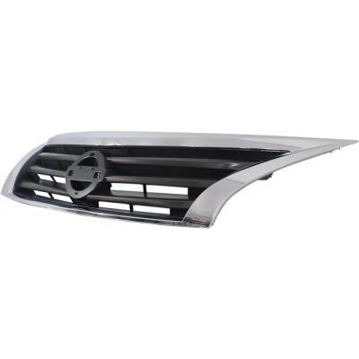 New Chrome Shell Grille Assembly Compatible With Nissan Altima S 6 Cyl 3.5L Altima S 4 Cyl 2.5L thumbnail 3