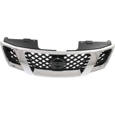 New Chrome Shell Grille Assembly Compatible With Nissan Pathfinder Le 6 Cyl 4.0L Pathfinder Se 6 Cyl thumbnail 7