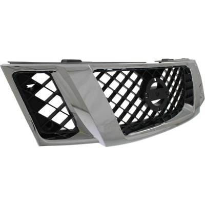 New Chrome Shell Grille Assembly Compatible With Nissan Pathfinder Se Off-Road 6 Cyl 4.0L Pathfinder thumbnail 5