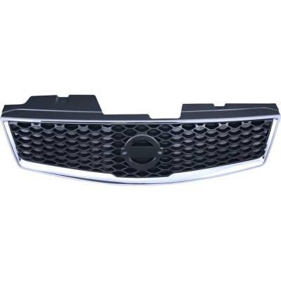 New Chrome Shell Grille Assembly Compatible With Nissan Sentra Sr 4 Cyl 2.0L Sentra Base 4 Cyl 2.0L thumbnail 9