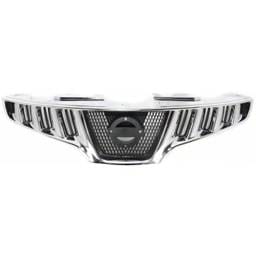 New Chrome Shell Grille Assembly Compatible With Nissan Murano Sl 6 Cyl 3.5L Murano S 6 Cyl 3.5L