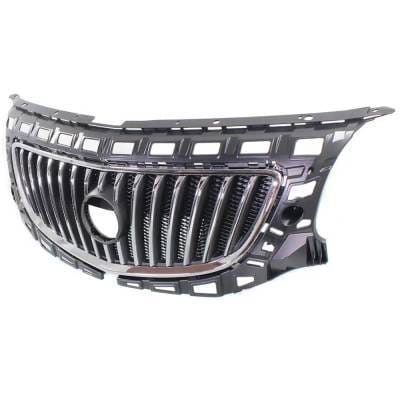 New Chrome Shell Grille Assembly Compatible With Buick Regal Base 4 Cyl 2.4L Regal Cxl 4 Cyl 2.0L thumbnail 3