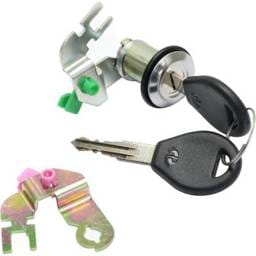 New Silver Door Lock Cylinder Compatible With Nissan Pickup Se 6 Cyl 3.0L D21 Base 6 Cyl 3.0L D21 Xe