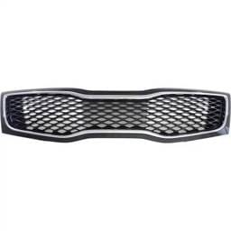 New Black Grille Assembly Compatible With Kia Optima Lx 4 Cyl 2.4L Optima Hybrid Lx 4 Cyl 2.4L