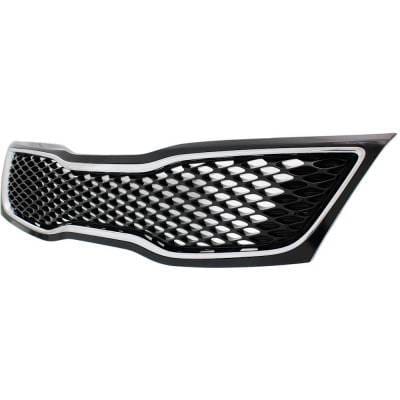 New Black Grille Assembly Compatible With Kia Optima Lx 4 Cyl 2.4L Optima Hybrid Lx 4 Cyl 2.4L thumbnail 3