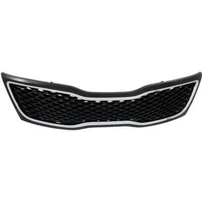 New Black Grille Assembly Compatible With Kia Optima Lx 4 Cyl 2.4L Optima Hybrid Lx 4 Cyl 2.4L thumbnail 7