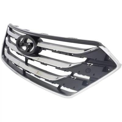 New Black Grille Assembly Compatible With Hyundai Santa Fe Sport Base 4 Cyl 2.4L Santa Fe Sport Se 4 thumbnail 3