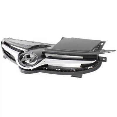 New Black Grille Assembly Compatible With Hyundai Elantra Se 4 Cyl 1.8L Elantra Gl 4 Cyl 1.8L thumbnail 3