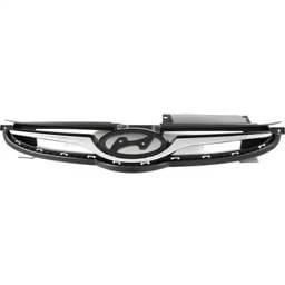 New Black Grille Assembly Compatible With Hyundai Elantra Gl 4 Cyl 1.8L Elantra L 4 Cyl 1.8L Elantra