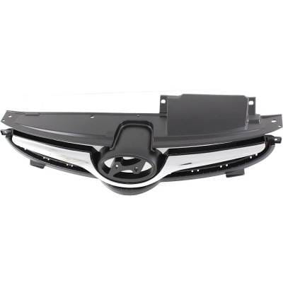 New Black Grille Assembly Compatible With Hyundai Elantra Limited 4 Cyl 1.8L Elantra Sport 4 Cyl thumbnail 7