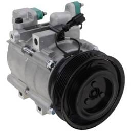 New 6-Groove Pulley A/C Compressor Compatible With Hyundai Kia Santa Fe Gls 6 Cyl 2.7L Tucson