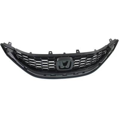 New Black Grille Assembly Compatible With Honda Civic Si 4 Cyl 2.4L Civic Ex 4 Cyl 1.8L Civic Ex-L 4 thumbnail 5