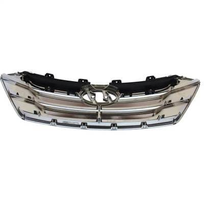New Chrome Shell Grille Assembly Compatible With Hyundai Santa Fe Sport Base 4 Cyl 2.4L Santa Fe thumbnail 9