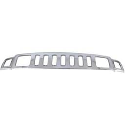 New Chrome Grille Assembly Compatible With Hummer H3 Base 5 Cyl 3.5L H3t Base 5 Cyl 3.7L H3 Alpha 8