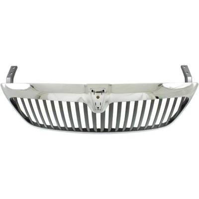 New Chrome Shell Grille Assembly Compatible With Lincoln Navigator Base 8 Cyl 5.4L Navigator Luxury thumbnail 7