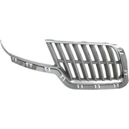 New Chrome Shell Grille Assembly Compatible With Lincoln Mkz Base 6 Cyl 3.5L Mkz Hybrid 4 Cyl 2.5L
