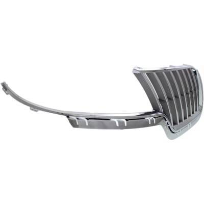 New Chrome Shell Grille Assembly Compatible With Lincoln Mkz Base 6 Cyl 3.5L Mkz Hybrid 4 Cyl 2.5L thumbnail 5