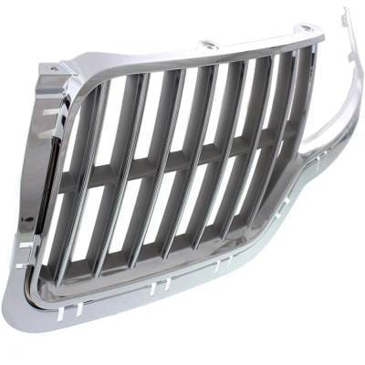 New Chrome Shell Grille Assembly Compatible With Lincoln Mkz Hybrid 4 Cyl 2.5L Mkz Base 6 Cyl 3.5L thumbnail 5