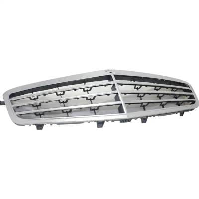 New Chrome Insert Grille Assembly Compatible With Mercedes Benz E350 Base 6 Cyl 3.5L E550 Base 8 Cyl thumbnail 7