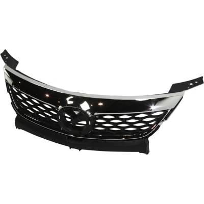 New Chrome Grille Assembly Compatible With Mazda Cx-9 Sport 6 Cyl 3.7L Cx-9 Touring 6 Cyl 3.7L Cx-9