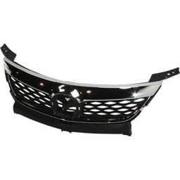 New Chrome Grille Assembly Compatible With Mazda Cx-9 Sport 6 Cyl 3.7L Cx-9 Grand Touring 6 Cyl 3.7L