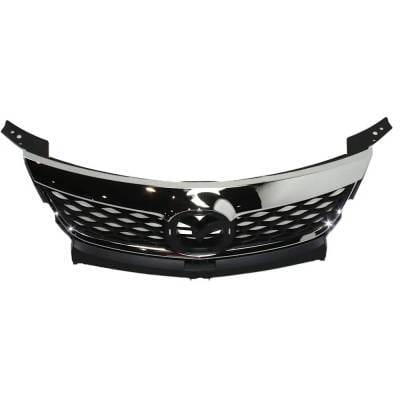 New Chrome Grille Assembly Compatible With Mazda Cx-9 Gs 6 Cyl 3.7L Cx-9 Gt 6 Cyl 3.7L Cx-9 Touring thumbnail 3