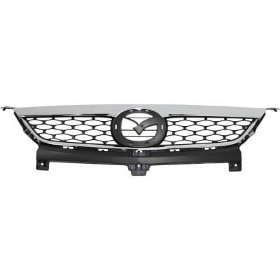 New Chrome Grille Assembly Compatible With Mazda Cx-9 Gs 6 Cyl 3.7L Cx-9 Gt 6 Cyl 3.7L Cx-9 Touring thumbnail 7