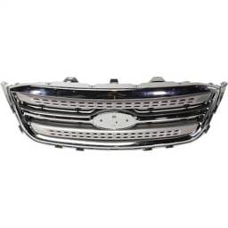 Grille Assembly Compatible With Ford Taurus Sho 6 Cyl 3.5L 2010-2012 Fo1200526 Ag1z8200ab