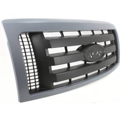 New Gray Shell Grille Assembly Compatible With Ford F-150 Stx 8 Cyl 5.0L F-150 Fx4 6 Cyl 3.5L F-150 thumbnail 5