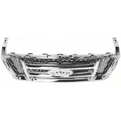 New Black Shell Grille Assembly Compatible With Ford F-150 Harley-Davidson Edition 8 Cyl 5.4L thumbnail 11