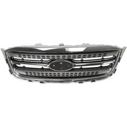 New Chrome Molding Grille Assembly Compatible With Ford Taurus Sel 6 Cyl 3.5L Taurus Limited 6 Cyl