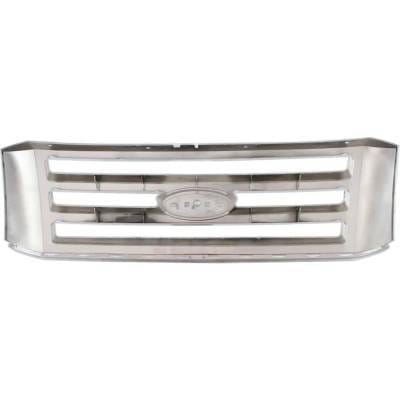 New Chrome Grille Assembly Compatible With Ford Expedition Max King Ranch 8 Cyl 5.4L Expedition Xl 8 thumbnail 9