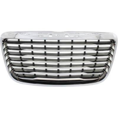 New Chrome Shell Grille Assembly Compatible With Chrysler 300 Srt8 8 Cyl 6.4L 300 Srt8 Core 8 Cyl