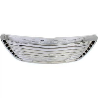 New Chrome Shell Grille Assembly Compatible With Chrysler 300 Srt8 8 Cyl 6.4L 300 Srt8 Core 8 Cyl thumbnail 7