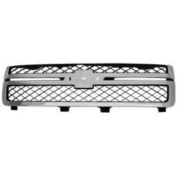 New Grille Assembly Compatible With Chevrolet Silverado 3500 Hd Ltz 8 Cyl 6.6L Silverado 2500 Hd Ltz