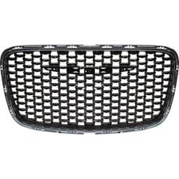 New Black Grille Assembly Compatible With Chrysler 300 Limited 6 Cyl 3.6L 300 C 8 Cyl 6.4L 300 S 8