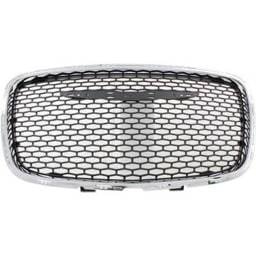 New Chrome Shell Grille Assembly Compatible With Chrysler 300 C 8 Cyl 5.7L 300 S 8 Cyl 5.7L 300