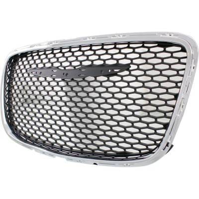 New Chrome Shell Grille Assembly Compatible With Chrysler 300 C 8 Cyl 5.7L 300 S 8 Cyl 5.7L 300 thumbnail 3