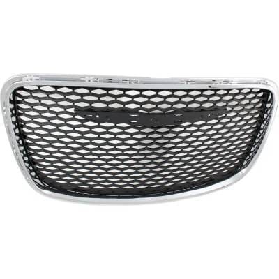 New Chrome Shell Grille Assembly Compatible With Chrysler 300 S 6 Cyl 3.6L 300 C 8 Cyl 5.7L 300 thumbnail 7