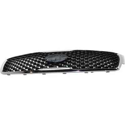 New Chrome Shell Grille Assembly Compatible With Kia Sorento Sxl 6 Cyl 3.3L Sorento Sx Limited 4 Cyl thumbnail 7