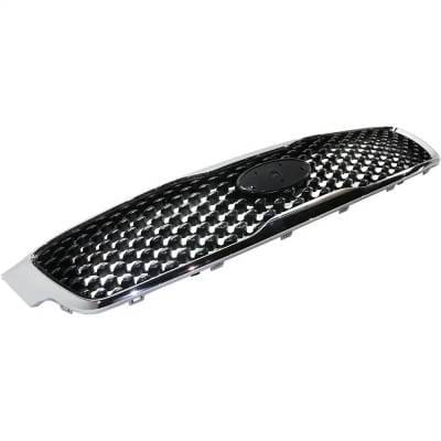 New Chrome Shell Grille Assembly Compatible With Kia Sorento Sx Limited 6 Cyl 3.3L Sorento Sx thumbnail 3