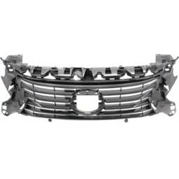 Gray Grille Assembly Compatible With Lexus Es350 Base 6 Cyl 3.5L Es300h Base 4 Cyl 2.5L 2016-2018 By