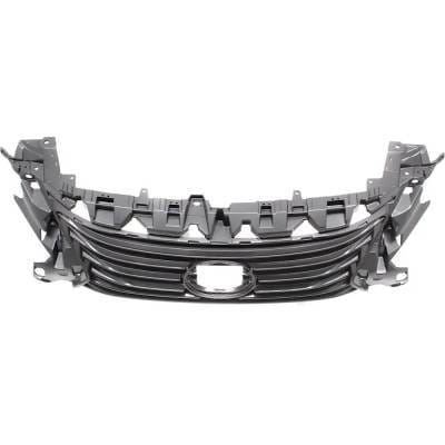 Gray Grille Assembly Compatible With Lexus Es350 Base 6 Cyl 3.5L Es300h Base 4 Cyl 2.5L 2016-2018 By thumbnail 7
