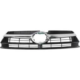 New Gray Grille Assembly Compatible With Toyota Highlander Hybrid Limited 6 Cyl 3.5L Highlander Le